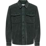 Only & Sons Erkek Regular Fit Kadife Gömlek - 22030129 - Kahverengi