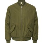 Only & Sons Erkek Russel Padded Bomber Haki Ceket - 22034701