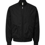 Only & Sons Erkek Russel Padded Siyah Bomber Ceket - 22034701