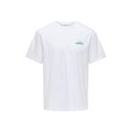 Only & Sons Erkek Sirt Baskili Relaxed Fit Tisört - Fred