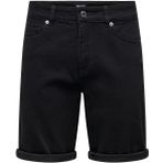ONLY & SONS Erkek Şort ONSPLY BLKD 9041 BJ DNM SHORTS Siyah Denim S