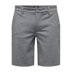 ONLY & SONS Erkek Şortu ONSMark, Orta Gri Melanj, S