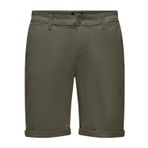 ONLY & SONS Erkek şortu, Zeytin (Olive), M