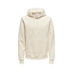 ONLY & SONS Erkek Sweatshirt ONSCONNOR AUTHENTIC REG HOODIE SWEAT Antique White M