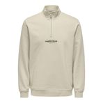 ONLY & SONS Erkek Sweatshirt ONSCURATED Sweatshirt, Gümüş Astar, M