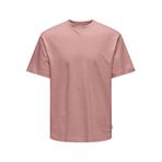 ONLY & SONS Erkek T-Shirt Onsfred Life RLX Ss Tee Noos, Ash Rose, XL