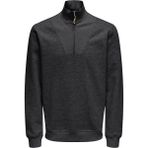 Only & Sons Erkek Yarım Fermuarlı Regular Fit Siyah Sweatshirt - 22034629