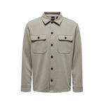 Only & Sons Normal Açık Füme Düz Erkek Gömlek ONSNEWKODYL OVERSHIRT SWEAT NOOS