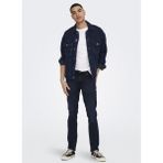 Only & Sons Normal Bel Dar Koyu Mavi Erkek Denim Pantolon Onsloom Slım B.black 4976 Dnm Jeans - 29 - 32