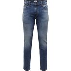 Only & Sons Normal Bel Dar Koyu Mavi Erkek Denim Pantolon Onsloom Slım One Mbd 6466 Azg Dnm V - 31 - 32