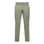 Only & Sons Normal Bel Normal Koyu Yeşil Erkek Chino Pantolon ONSFREE REGULAR 0183 PANT NOOS