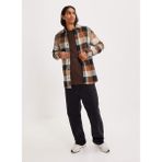 Only & Sons Normal Ekru Kareli Erkek Gömlek ONSGUDMUND LS 3T CHECK SHIRT NOOS