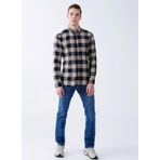 Only & Sons Normal Kareli Lacivert Erkek Gömlek ONSGUDMUND LS CHECKED SHIRT NOOS