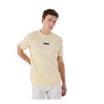 Only & Sons O Yaka Baskılı Açık Sarı T-Shirt ONSPALM LOGO REG SS TEE CS, M, 5003246635, Açık Sarı, Erkek