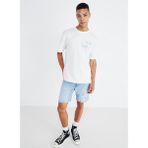 Only & Sons O Yaka Baskılı Beyaz Erkek T-Shirt Onsmanı Lıfe Rlx Hıdeout Ss Tee - XL