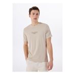 Only & Sons O Yaka Baskılı T-Shirt ONSVISTA REG SS TEE, L, 5003246629, Ekru, Erkek