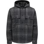 Only & Sons Only&sons Erkek Kapüşonlu Kışlık Gömlek 22027324 - XS - Siyah