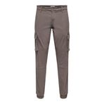 Only & Sons ONLY&SONS Kahverengi Kargo Pantolon, 30-30, 22016687, Falcon, Erkek