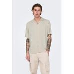 Only & Sons Only&Sons ONSDASH LIFE REG VISC RES Kahverengi Erkek Gömlek - XL