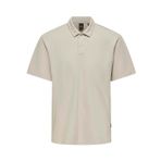 Only & Sons Onsaime Rlx Ss Açık Gri Polo Erkek T-shirt