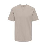 Only & Sons Onsarme RLX SS TEE Açık Gri Erkek T-shirt
