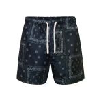 Only & Sons Onsbasıle Lıfe Swım Short Aop Cs Erkek Siyah Deniz Şortu - 22035603