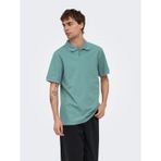 Only & Sons ONSBEN REG SS POLO SHIRT NOOS Erkek Polo Tişört, Gri, XXL Beden