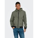 Only & Sons Onsbowıe Softshell Bomber Otw Noos Yeşil Erkek Mont 22029276 - XL