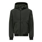 ONLY & SONS Onsbowie Softshell Bomber OTW Softshell erkek montu, Peat, M