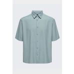 Only & Sons ONSBOYY LIFE RLX RECY PLEATED SS SHIRT Erkek Tourmaline KK Gömlek - 22025032