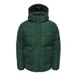 Only & Sons Onscarl Life Quilted Jacket Noos OTW Koyu Yeşil Erkek Ceket