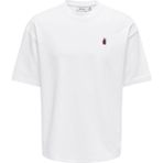 Only & Sons Onscaspıan Aırflex Ss Reg Emb Tee Bright White - Renkli - XL