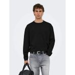 Only & Sons Onscaspian Airlfex Rlx Ls Tee Noos Erkek Tişört Siyah (22031941) - XL