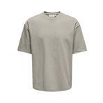 Only & Sons Onscaspian AUT Ss Tee Gümüş Astar Erkek T-shirt