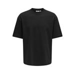 Only & Sons Onscaspian AUT Ss Tee Siyah Erkek T-shirt