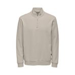 Only & Sons ONSCERES HALF ZIP SWEAT NOOS Erkek Gri Sweatshirt - 22019055