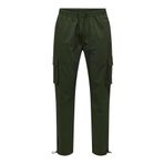 Only & Sons Onscommon 22029750 Haki Slim Fit Beli Lastikli ve Bağlamalı Pamuklu Erkek Kargo Pantolon