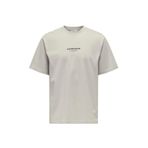 Only & Sons Onscurated Rlx Print Kısa Kollu T-Shirt, L, OS22039102, Gri, Erkek