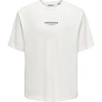 Only & Sons Onscurated Rlx Prınt Ss Tee Tr Erkek Beyaz T-Shirt - 22039102 - M