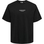 Only & Sons Onscurated Rlx Prınt Ss Tee Tr Erkek Siyah T-Shirt - 22039102 - XL