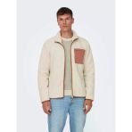Only & Sons ONSDALLAS LIFE SHERPA JACKET OTW VD Erkek Gray Ceket - 22025599