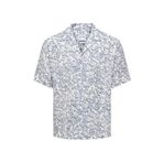 Only & Sons ONSDASH LIFE REG AOP SS RESORT SHIRT Erkek Beyaz Gömlek - 22032733