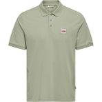 Only & Sons Onsdawson Pamuklu Regular Fit Düğmeli Polo Yaka T Shirt Erkek Polo Yaka T Shirt 22036883 - Açık Yeşil - XL