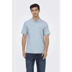 Only & Sons Onsdawson Reg Ss Polo Shirt Vd Erkek Polo T-Shirt Mavi (22036883)