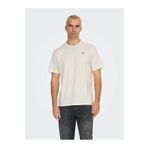 Only & Sons Onsdawson Reg Ss Tee Vd Kırık Beyaz Erkek T-shirt 22033190