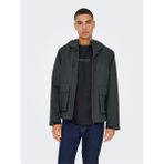 Only & Sons Onsdonny Lıfe Wr Jacket Otw Erkek Black Mont - 22034725