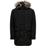 Only & Sons Onsdrew Fu Siyah Erkek Parka 22028552, 2XL