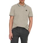 Only & Sons ONSFLETCHER SLIM SS POLO NOOS Erkek Tişört, Kahverengi, M