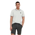 Only & Sons Onsfletcher Slim SS Polo Noos Polo Siyah Erkek T-shirt