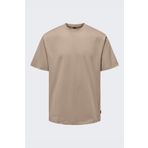 Only & Sons Onsfred Lıfe Rlx Ss Tee Noos Erkek Kahverengi T-shirt - 22022532